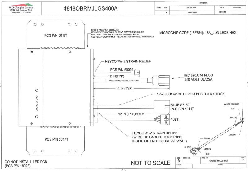 Eagle 4818OBRMJLGS400A charger diagram