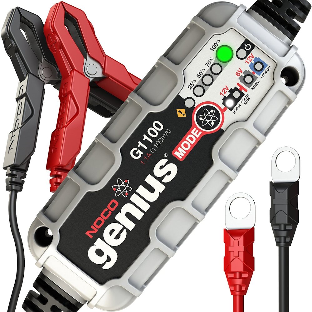 NOCO Genius1 Smart Battery Charger and Maintainer 6/12 Volt 1 Amp